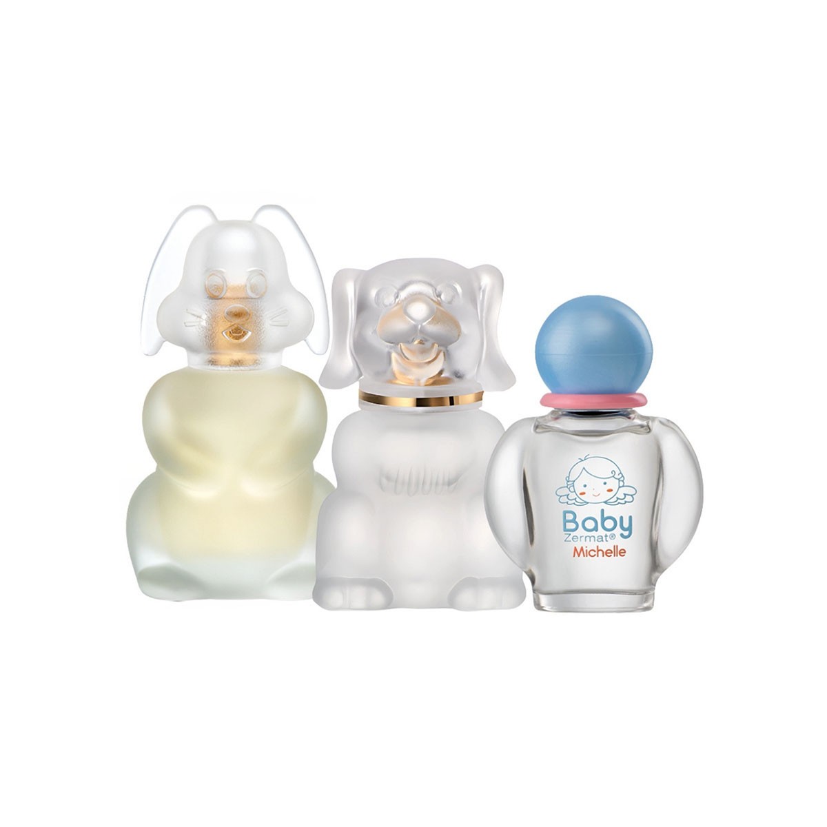 Set 3 perfumes Zermat beb&eacute; Boby Michell Bouny floral suave image number null