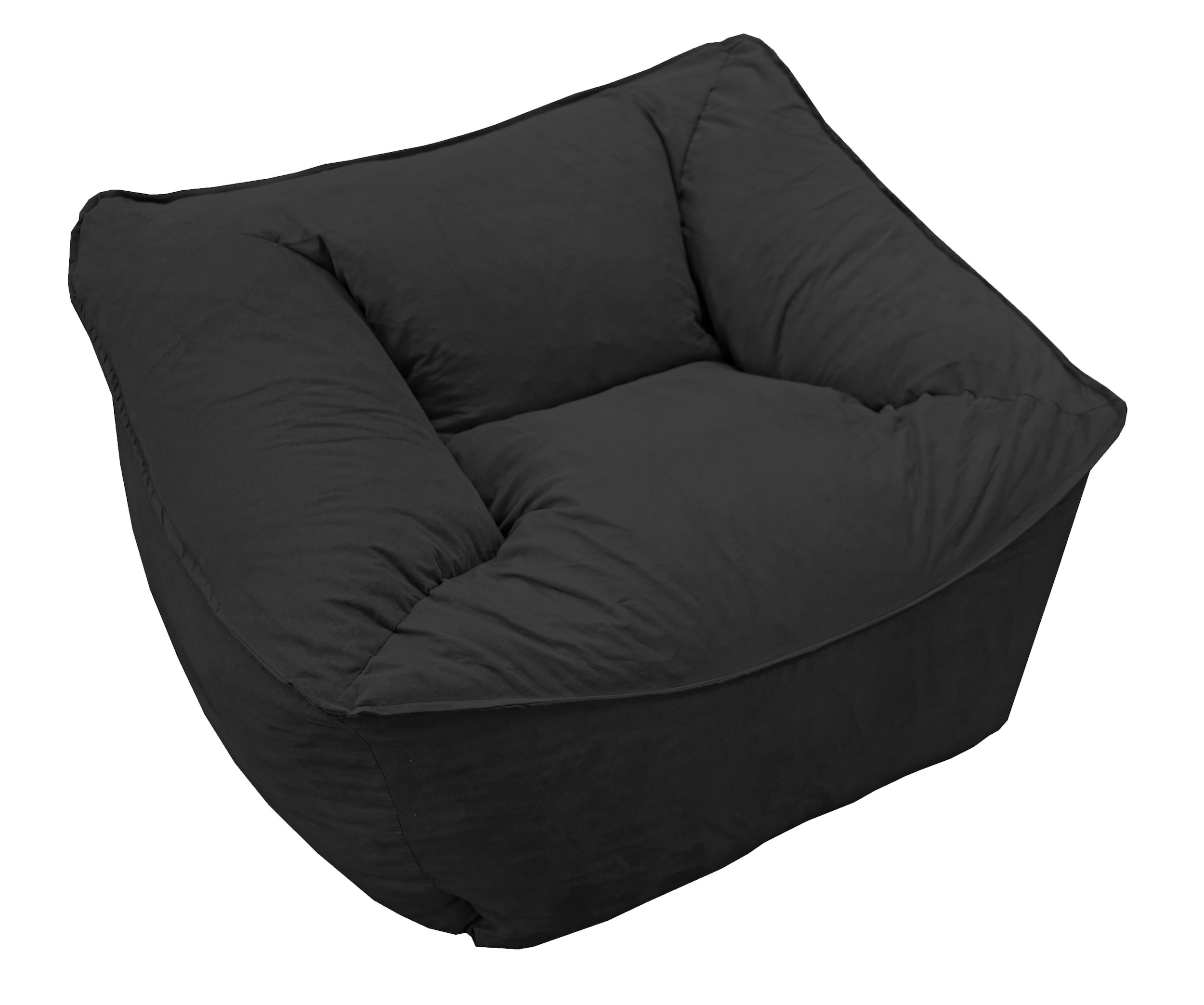 Sillon Puff El Bazar Store Negro, Sillon Ocasional. image number null