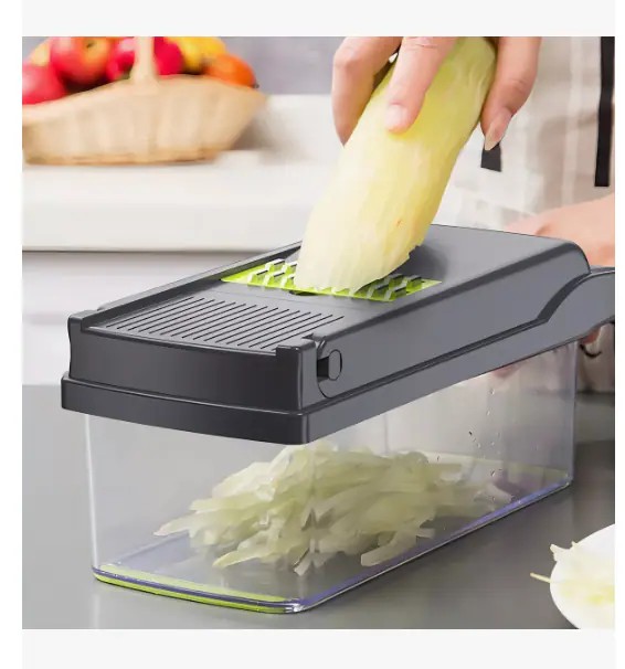 Kit De Picador De Verduras Rallador 20 In 1 Con Cesta image number null