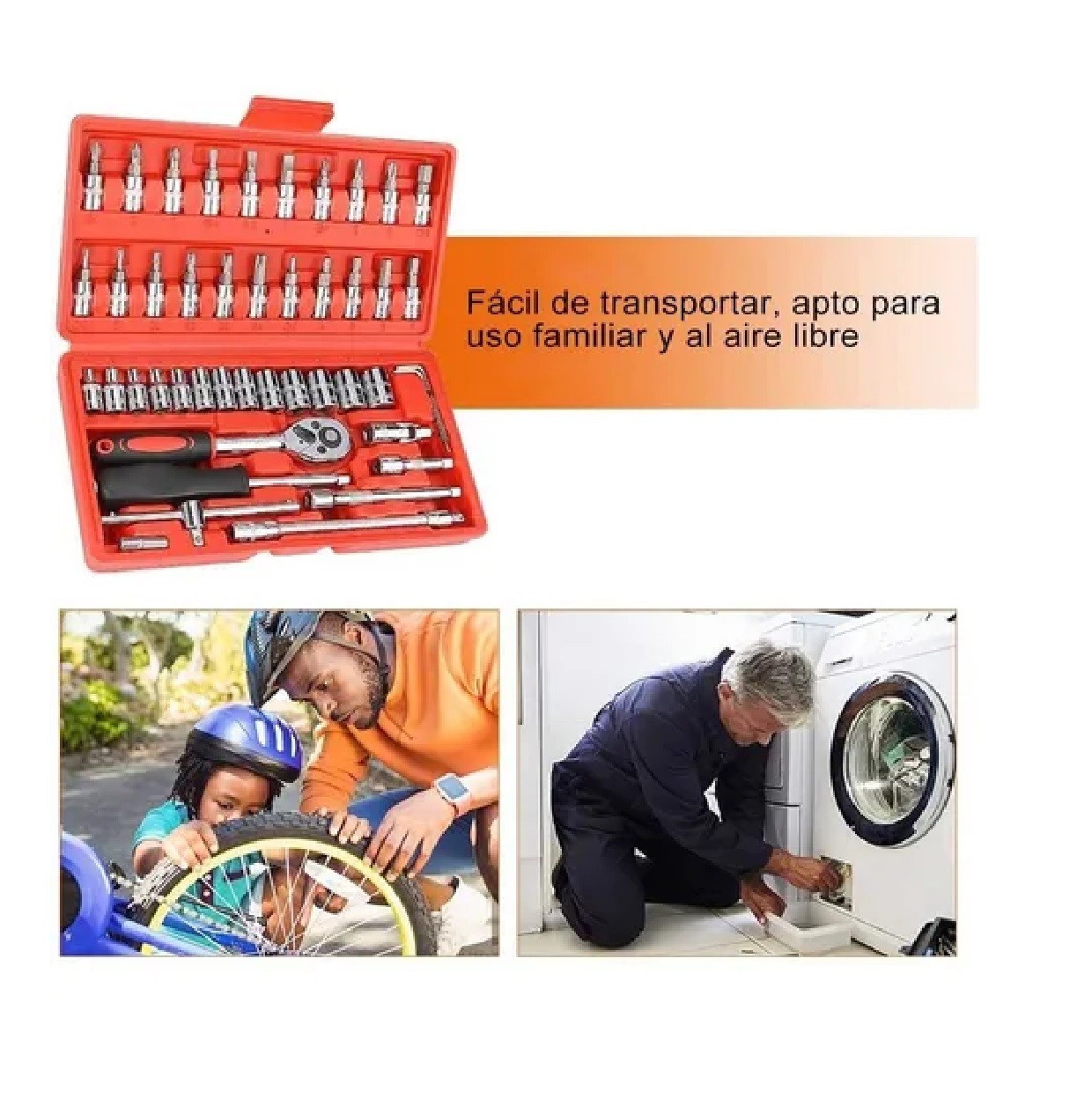 Juego De Reparaci&oacute;n De Autom&oacute;viles Combinados Estuche image number null