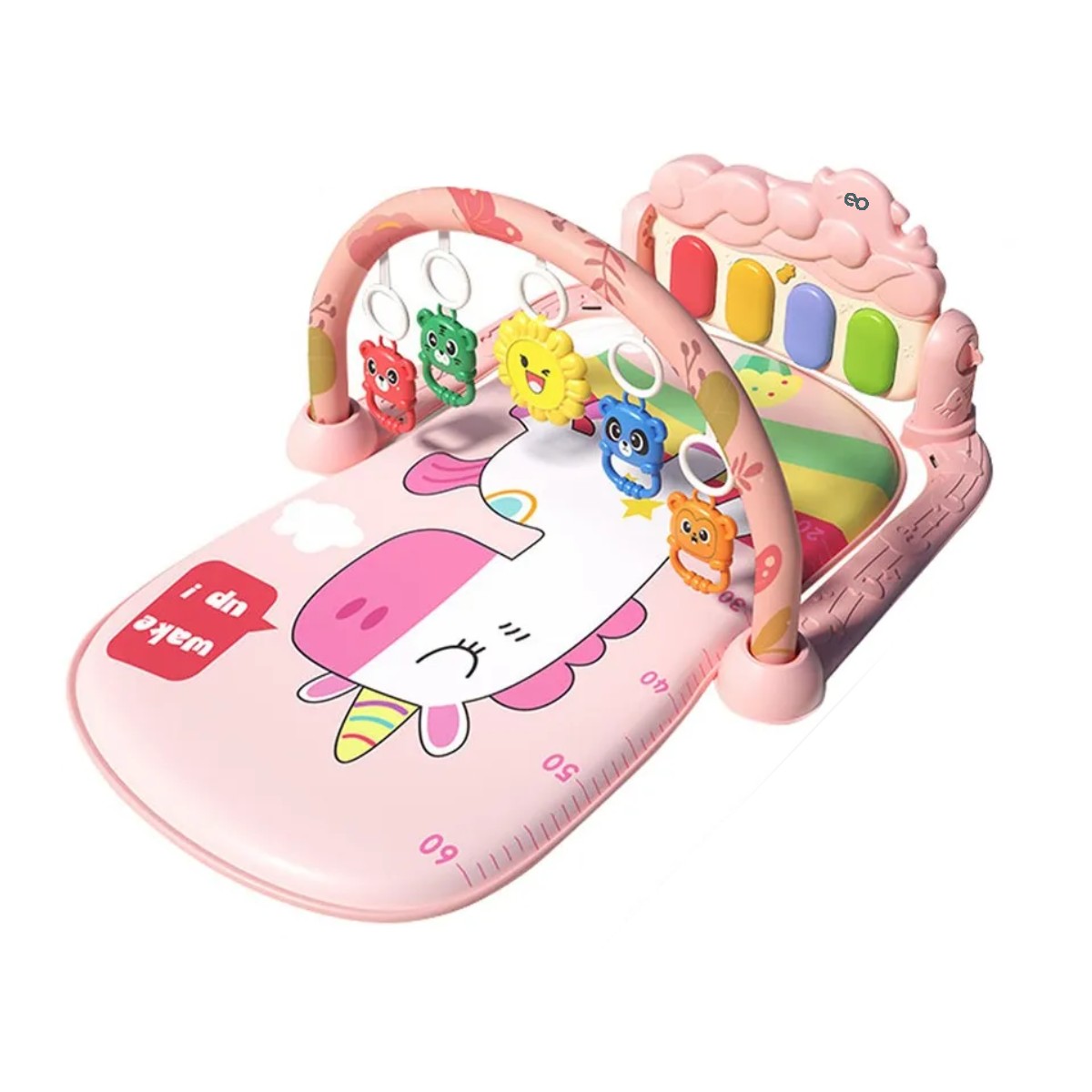 Gimnasio Con Tapete, Piano Y Juguetes Para Beb&eacute;s image number null
