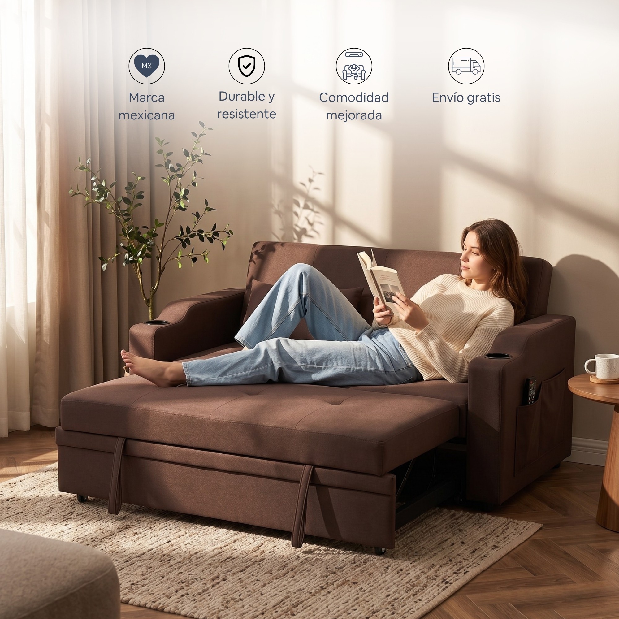Sofa Cama Cafe Easy Living Sander image number null