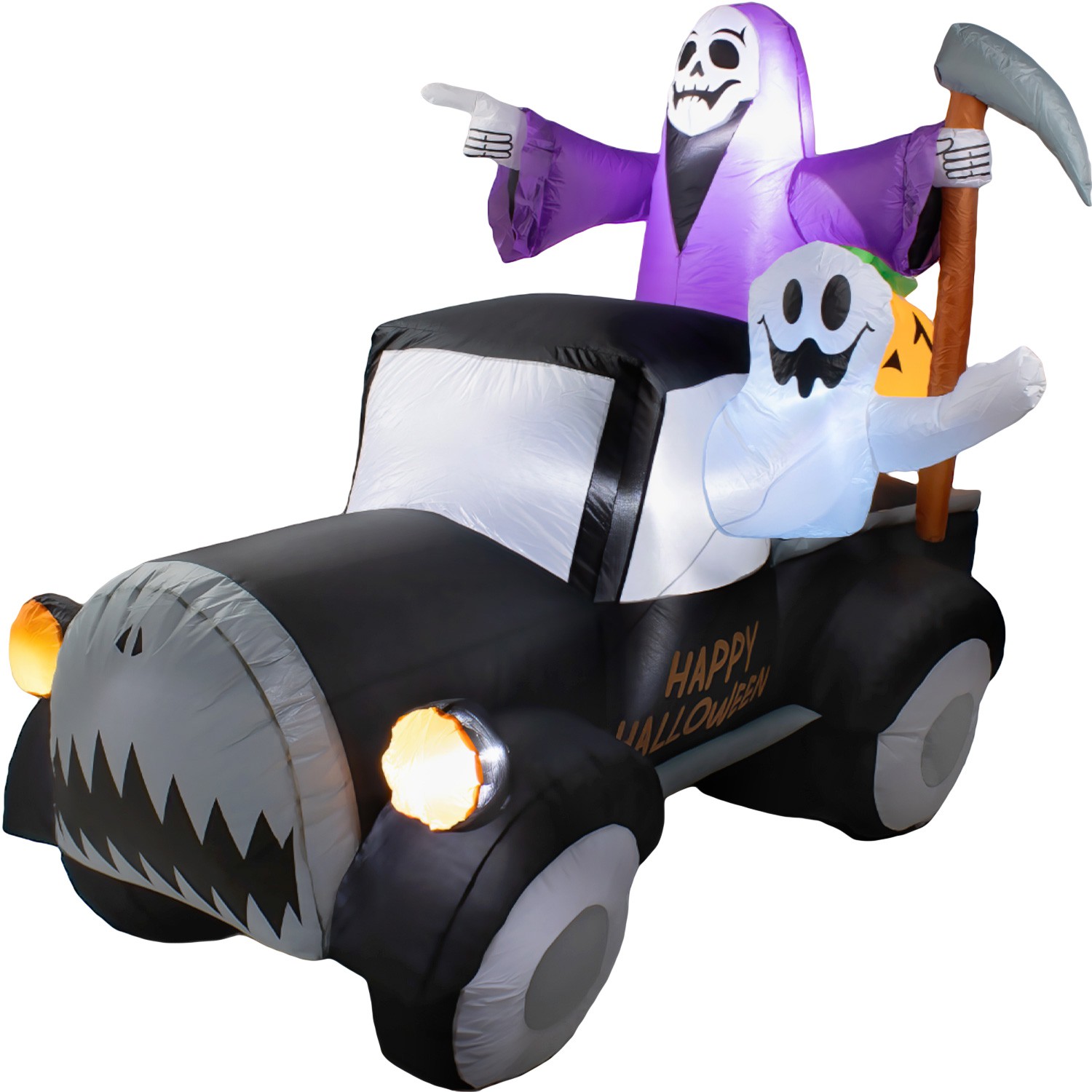 Inflable Halloween Camioneta Terrorifica Led 200 Cm image number null