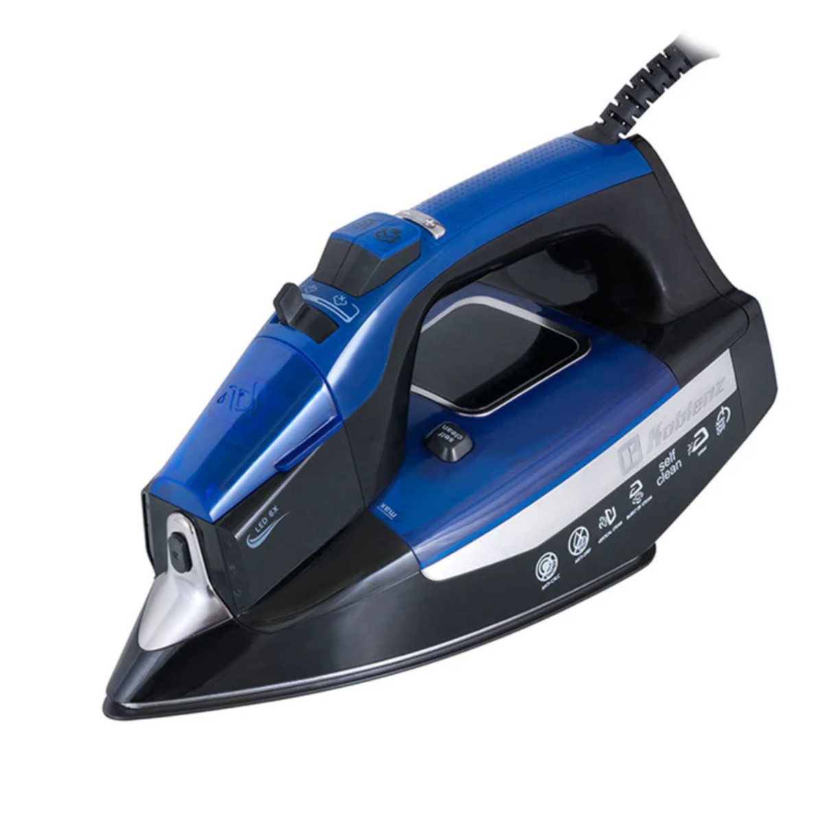 Plancha Koblenz PKK-950 SAZ Secure Keramik Deluxe 1,800 Watts Azul/Negro END3**. image number null