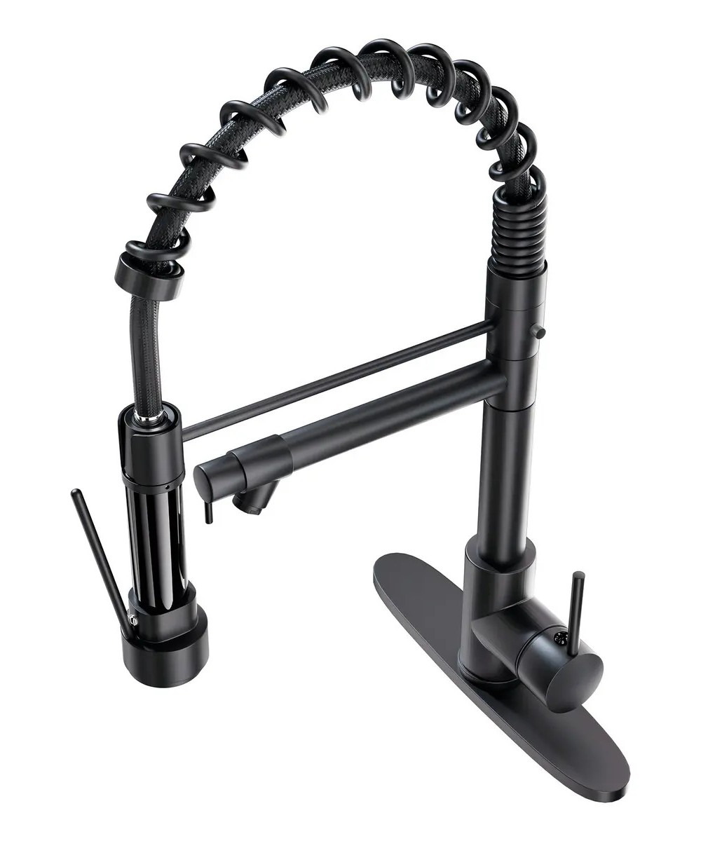 "Grifo Monomando Fregadero Llave Mezcladora Tarja Cocina negro " image number null
