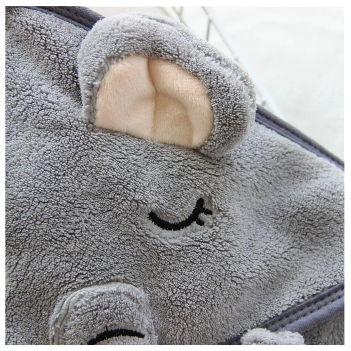 Toalla Para Bebe Animales Ni&ntilde;os Divertidos Elefante gris image number null