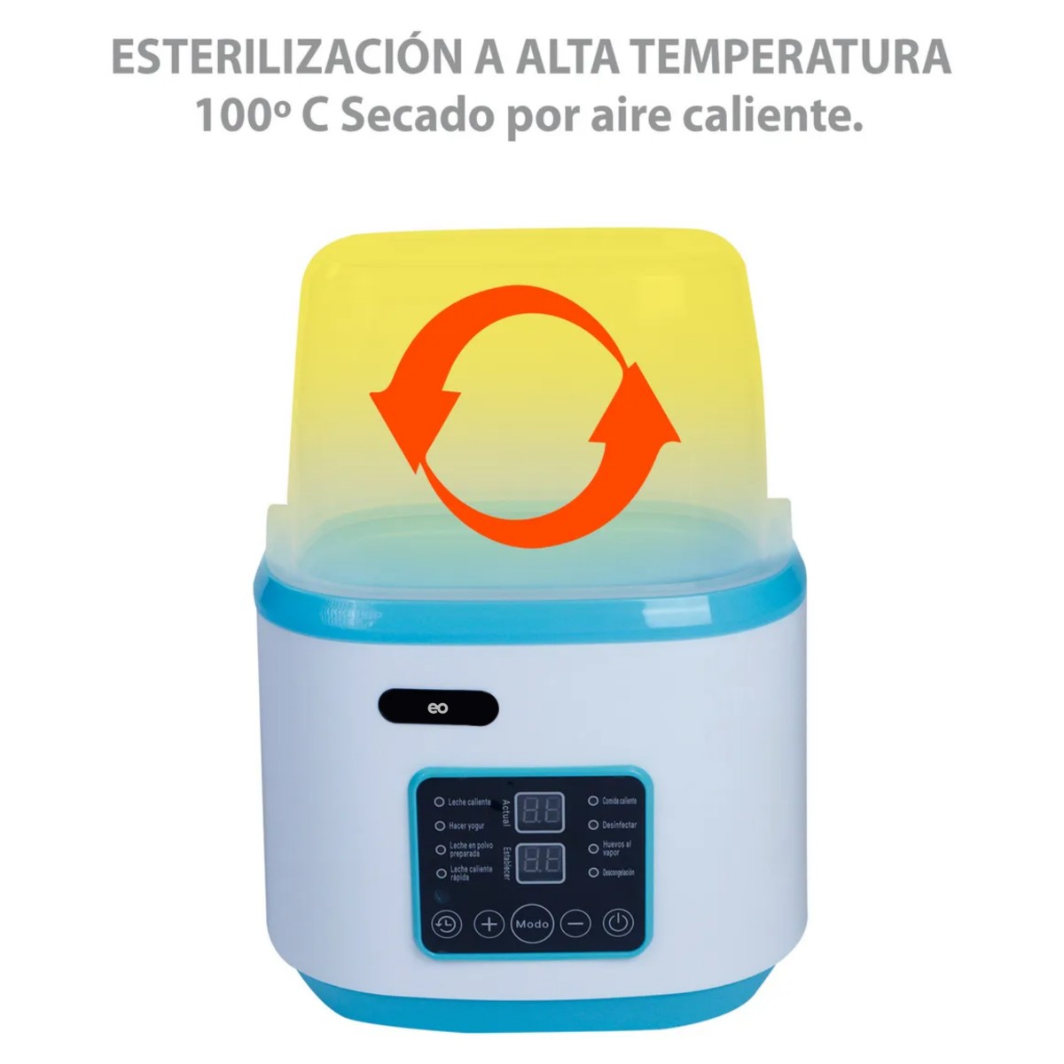 Esterilizador Calentador de Biberones 8 En 1 Para Beb&eacute; Color Azul 127V image number null