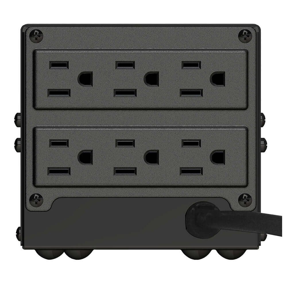 Regulador de Voltaje Koblenz ER 2800 6 Contactos 2800 VA / 1800 W Negro ENDY4 image number null