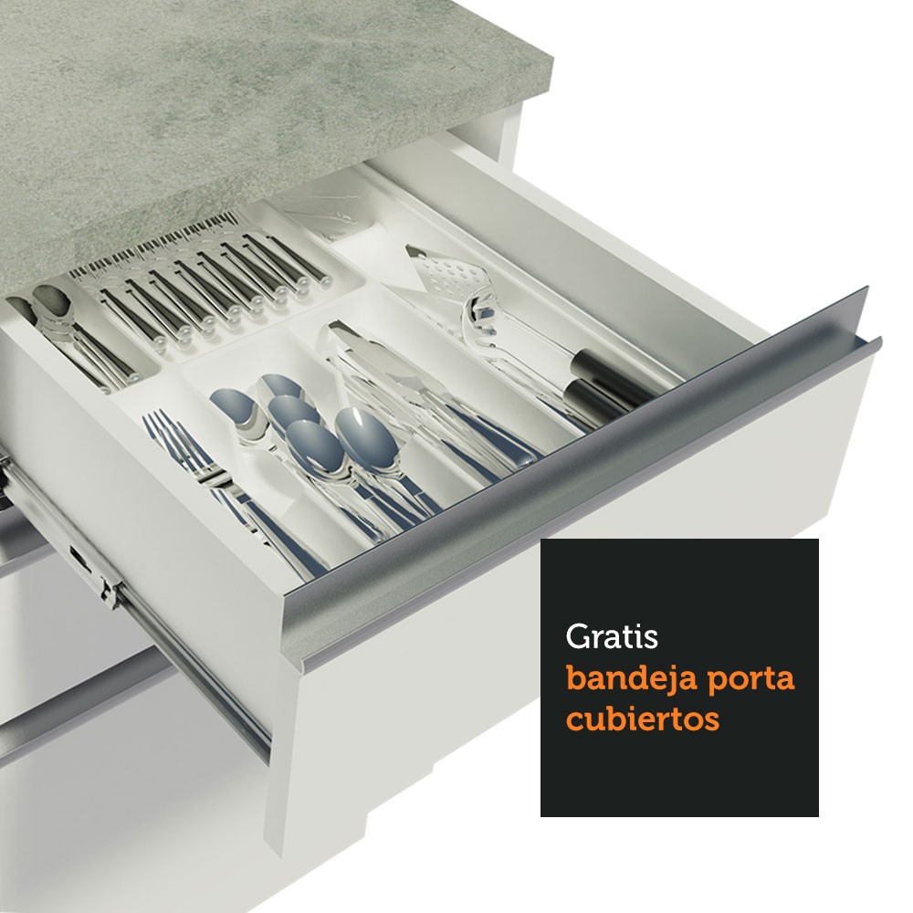 Cocina Integral Modular 120cm Madesa Glamy BB 02 image number null