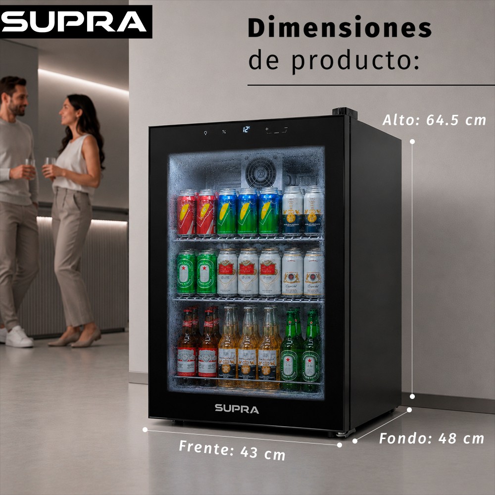 Enfriador de Bebidas Supra 62 Litros LUGANO image number null