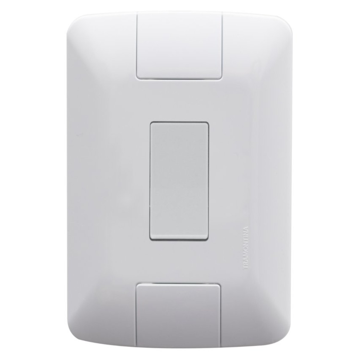 INTERRUPTOR CONMUTADOR ARIA TRAMONTINA 10 A 250 V 57241/009 BLANCO ENDD1 image number null