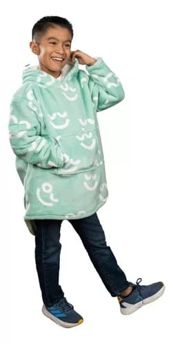Coomfi - Maxi Hoodie, Sudadera Para Dormir Unitalla Infantil Verde image number null