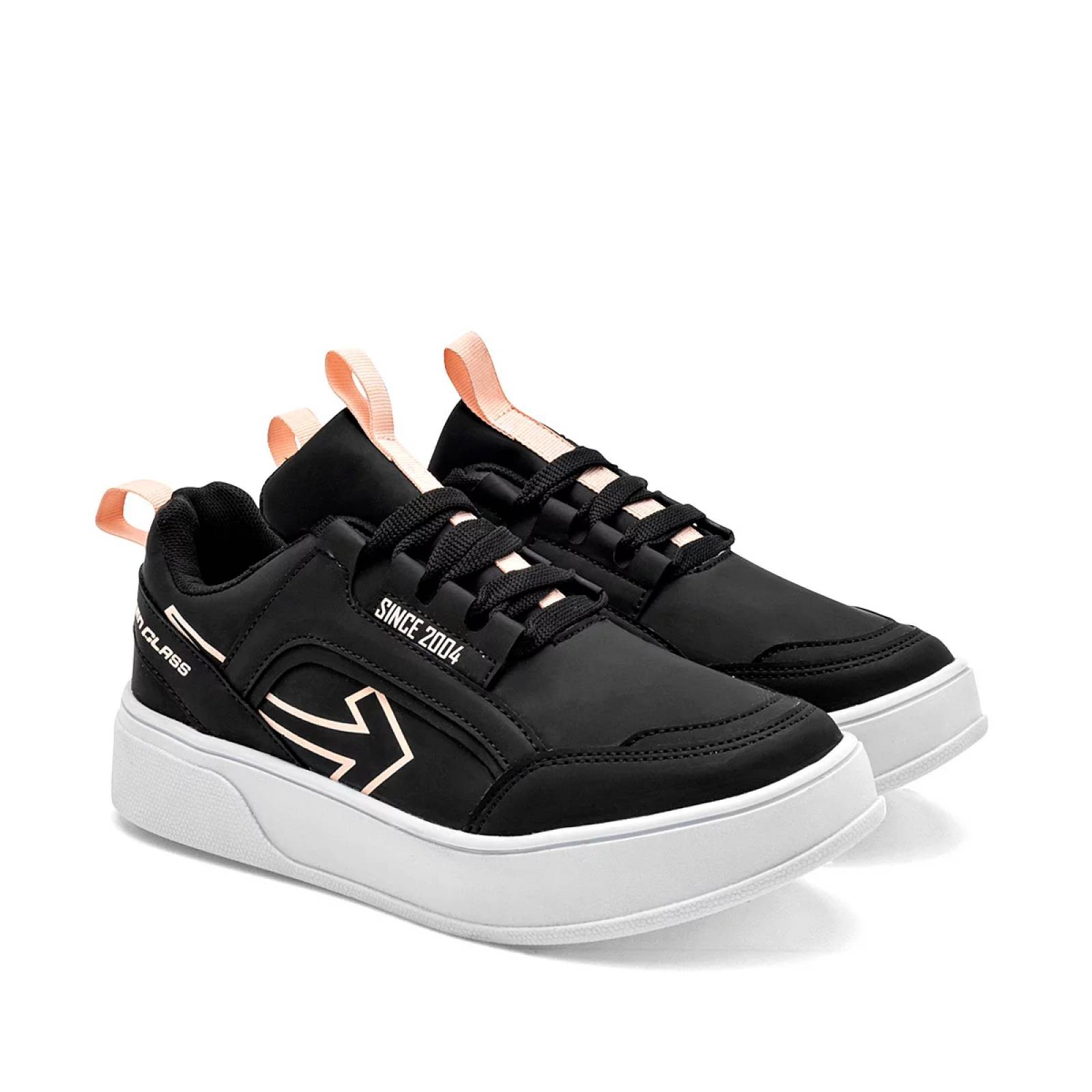 TENIS CHUNKY Para Mujer Been class 17594, Color Negro CE V7 image number null