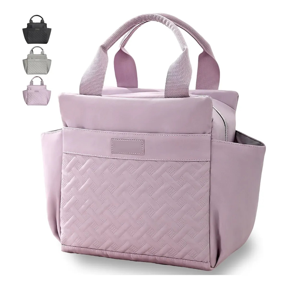 Lonchera T&eacute;rmica Bolsa Trabajo Escolares Gran Capacidad 10l Rosa image number null