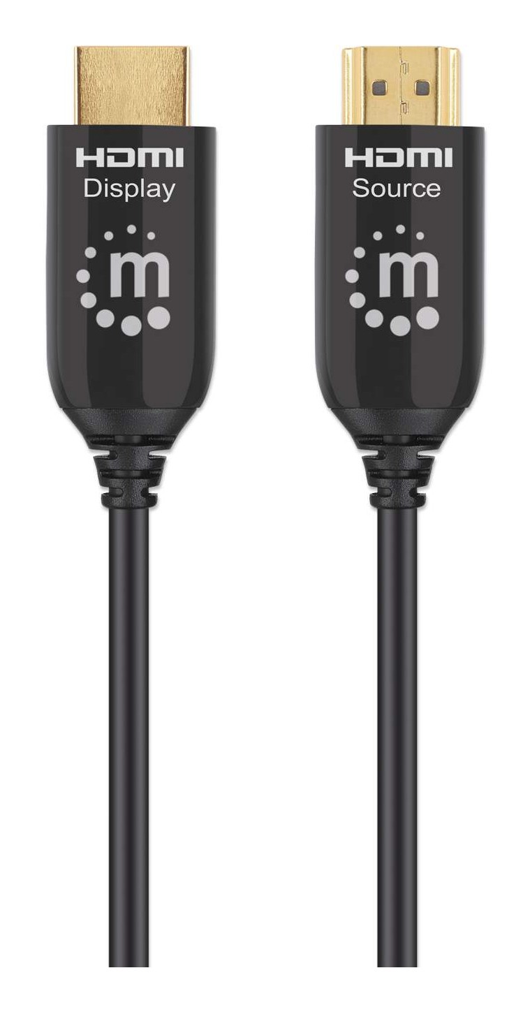 Cable HDMI 2.1 Manhattan 356176 15 m Macho-Macho 8K 48 Gbps Negro image number null