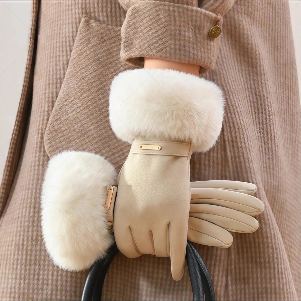 3guantes T&eacute;rmicos Frio De Invierno Parapantalla T&aacute;cti Mujer Estilo 2 image number null