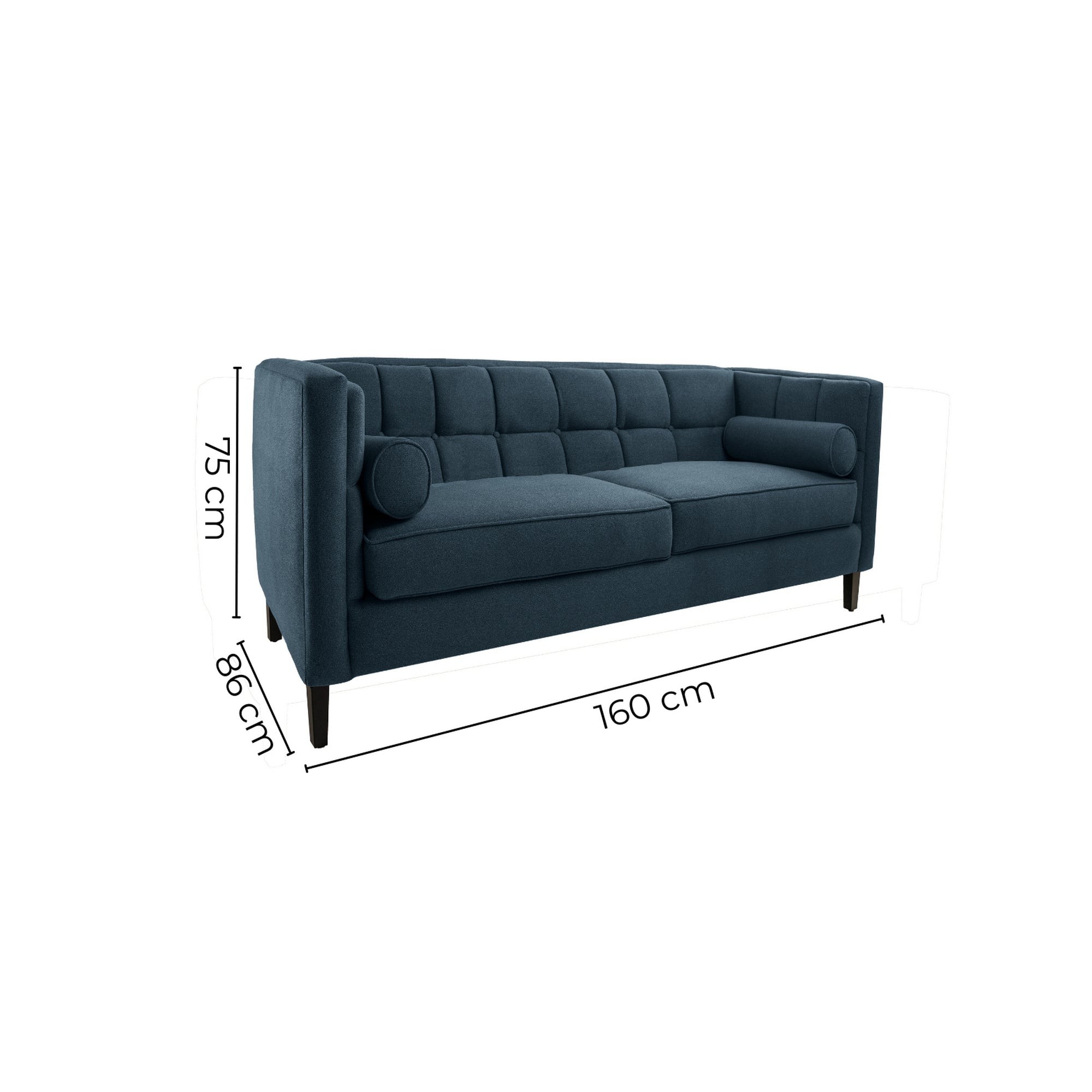 Love Seat Drake - Azul - Kessa image number null