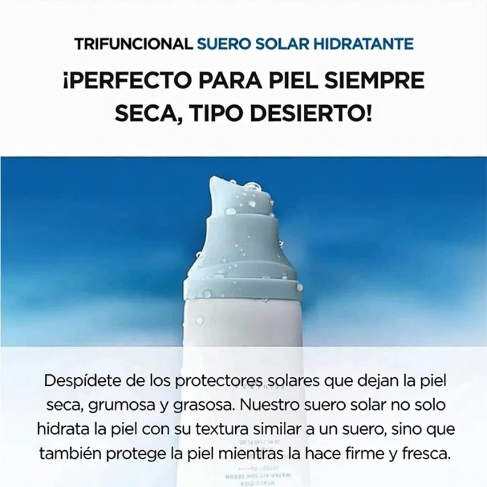 SKIN1004 2 PCS Protector Solar Facial Centella SPF50+ PA++++ Hyalu-Cica Water-Fit Serum 50ml Hidratante Korean Beauty image number null