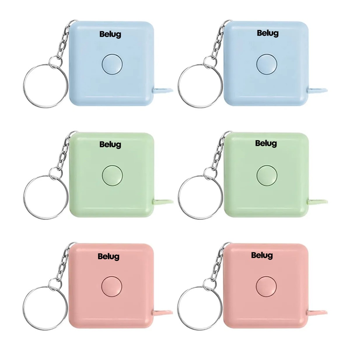 6pcs Cinta Metrica Cintura Retractil Cuerpo Modista Costura image number null