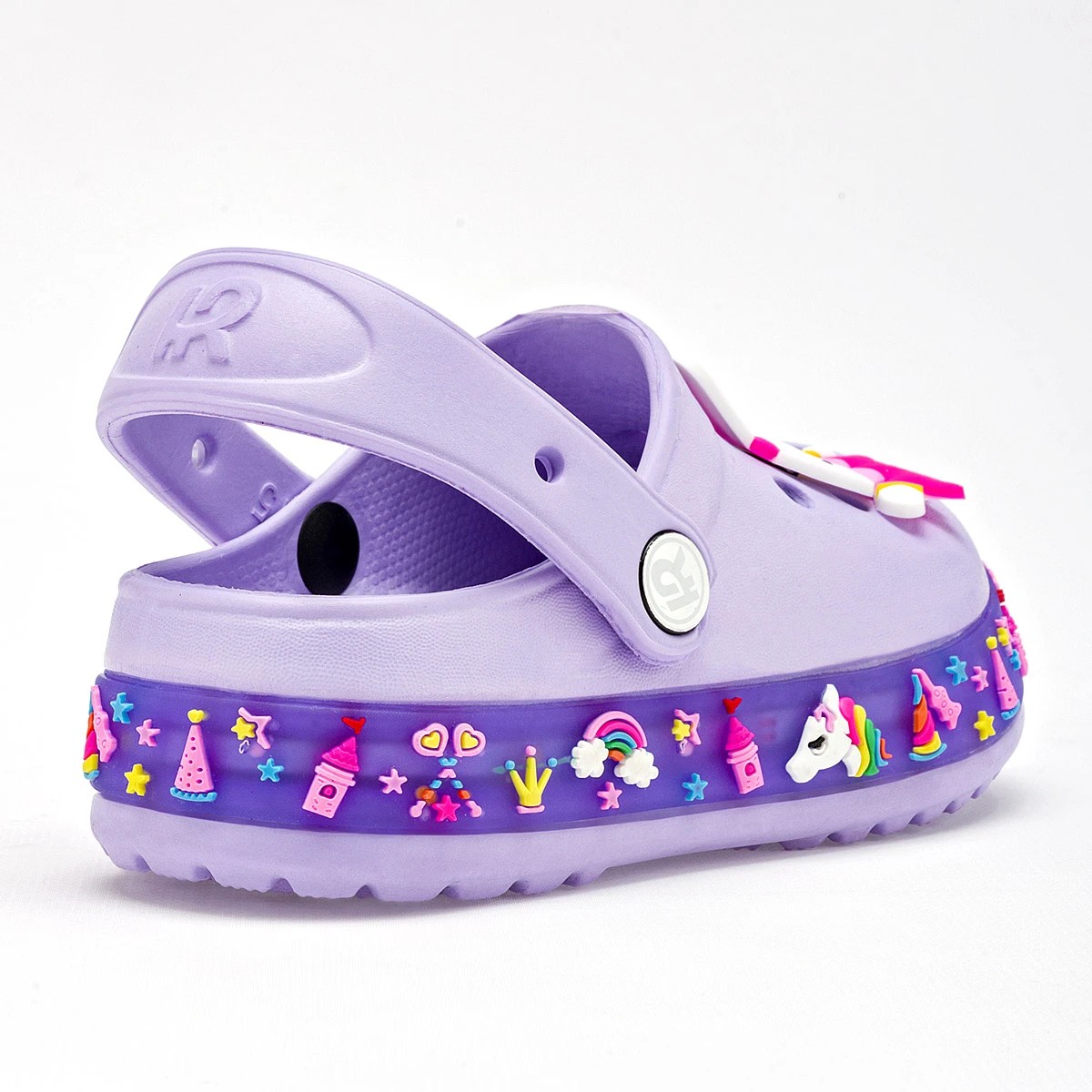 ZAPATO SANDALIA VERANO CERRADO Eva Moda Ni&Ntilde;A C70604 COLOR LILA MULTICOLOR image number null