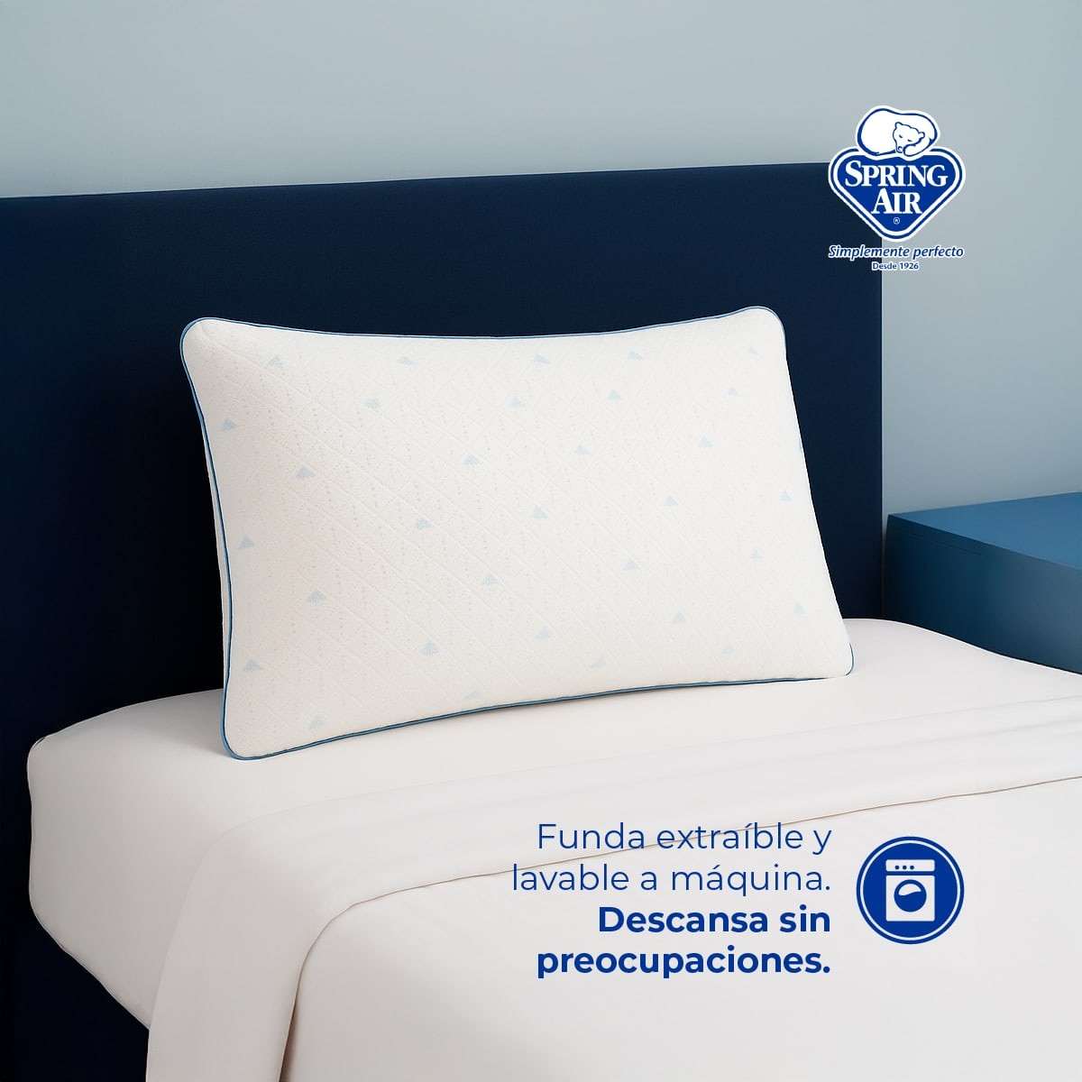 Pack 2 Almohadas Cool Sleep ,Memory Foam, Hipoalerg&eacute;nica, Fresca y Transpirable image number null