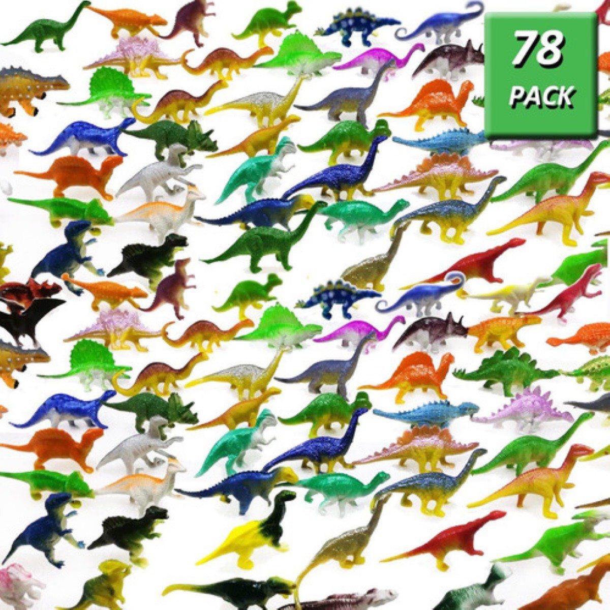 Set 78 Juguetes Para Ni&ntilde;os Jurassic Dinosaurios Figura image number null