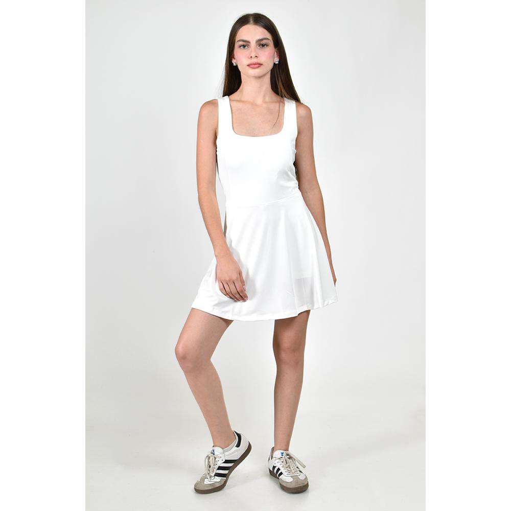 Vestido deportivo con short Roman Fashion /Juvenil, 8006 (Blanco) image number null