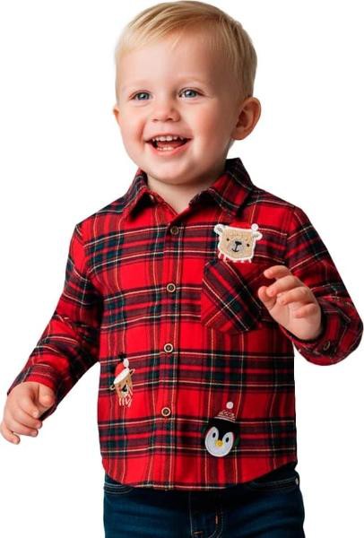 Camisa casual bebe rojo Next & Co modelo X587 image number null