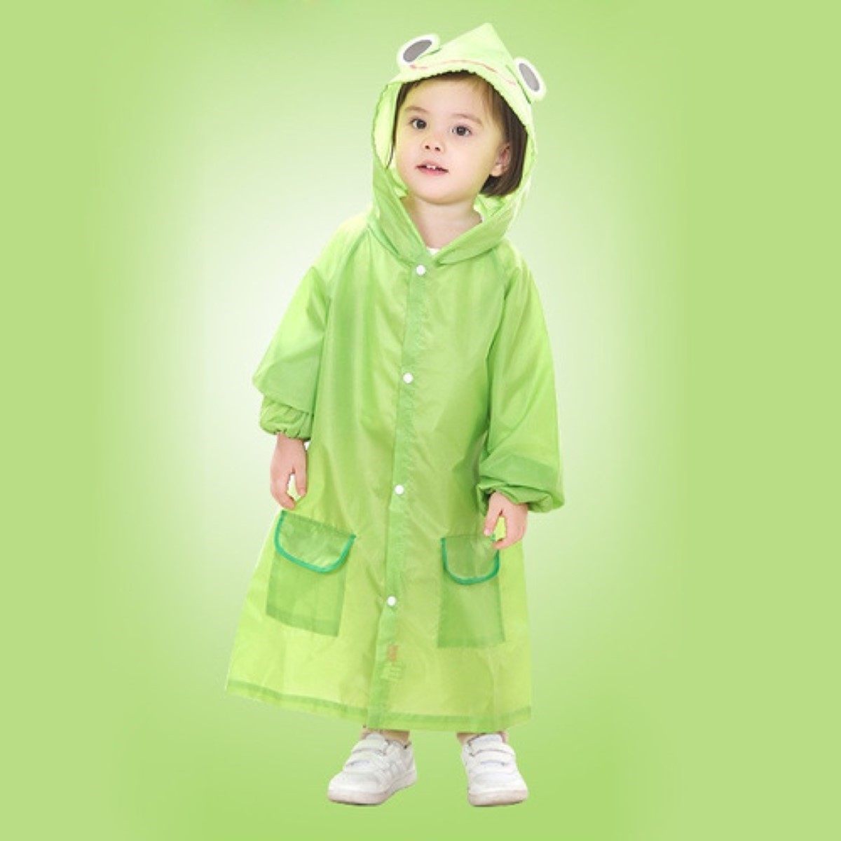 Poncho Impermeable Capa Lluvia Ni&ntilde;o Colegio Kinder Escuela ROSA image number null