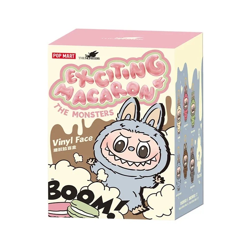 Pop Mart - Labubu Caja Misteriosa Autentica, Series Macaron, Figura Original, 1 Pcs image number null