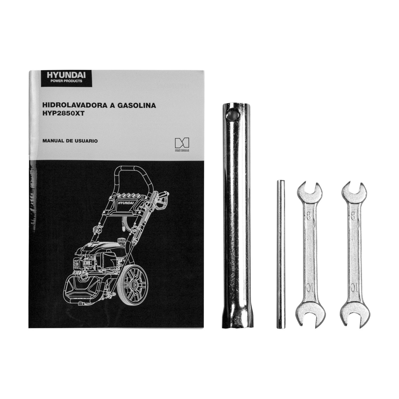 HIDROLAVADORA HYUNDAI AXIAL 4.5 HP 2700 PSI 186 BAR C/BASE ABATIBLE - HYP2850XT image number null