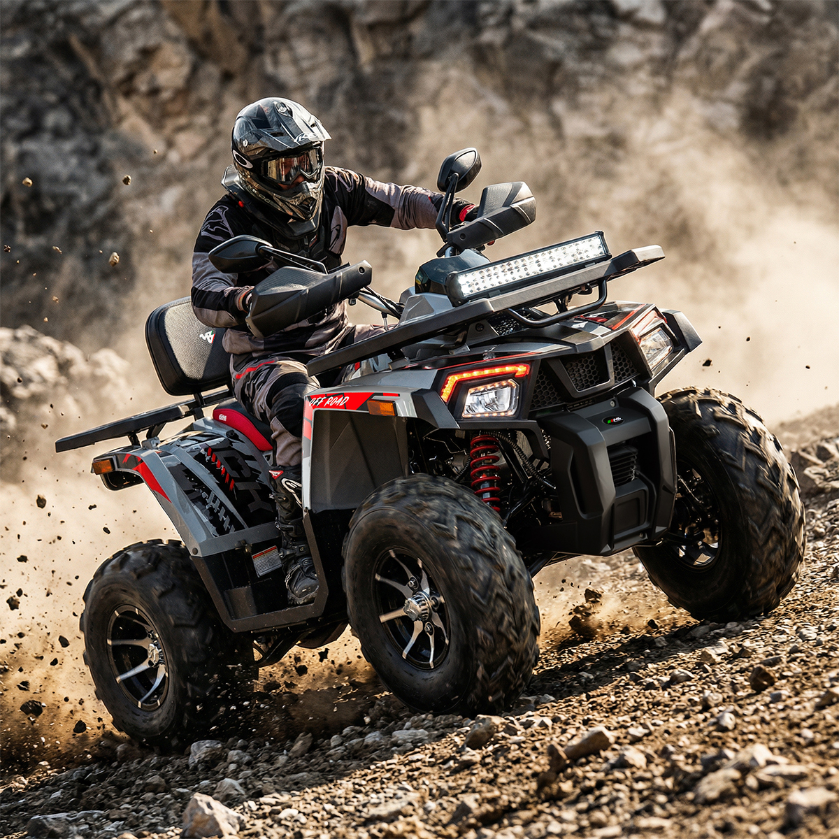 CUATRIMOTO MB GLOCK 200CC GT LINE ROJO 2027 image number null