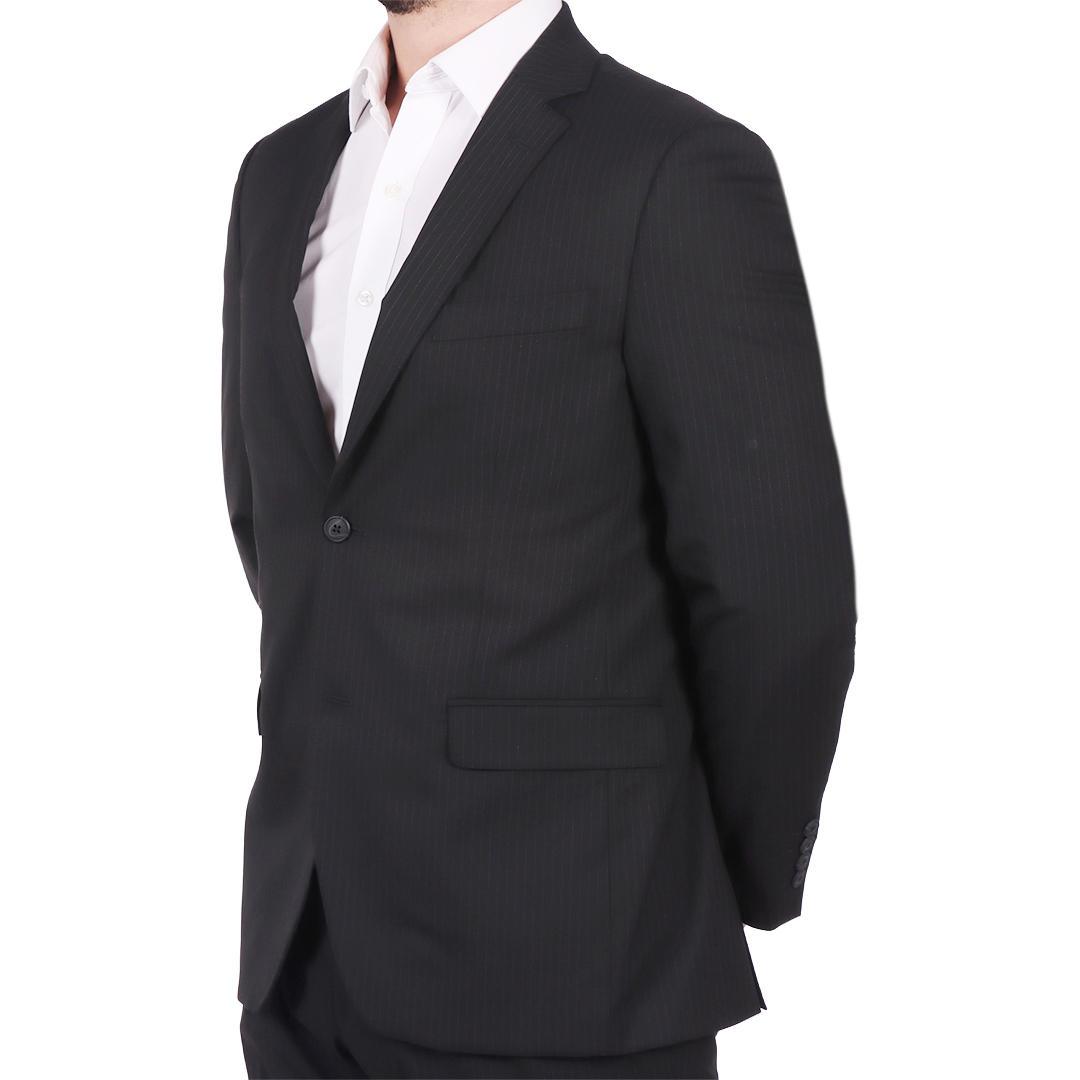 Saco Sastre Rayas Finas Formal De LMENTAL para Hombre image number null