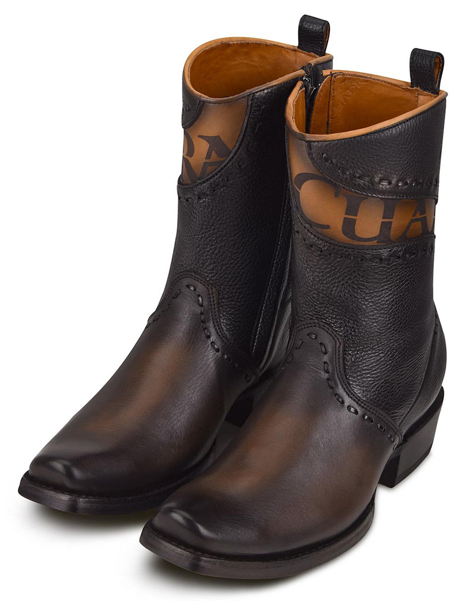 Botas Cuadra en Piel de Res para Hombre image number null