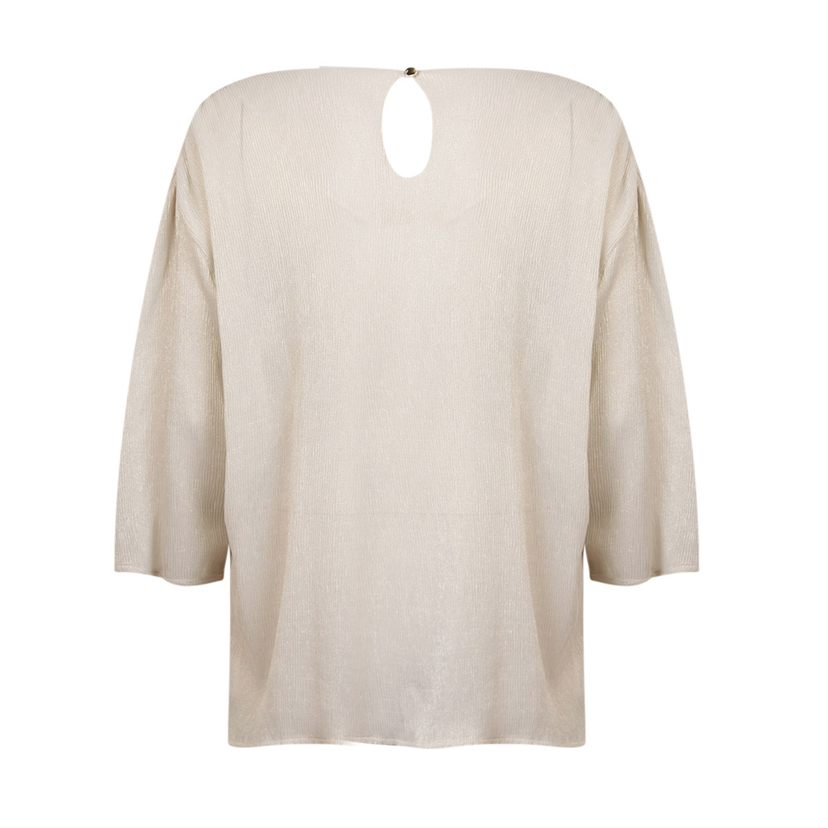 Blusa Cuello Redondo Mangas Fruncidas Ann Miller para Mujer image number null