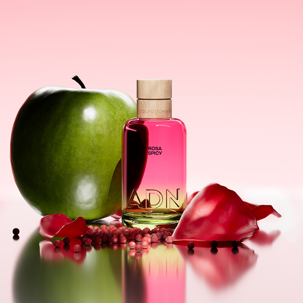 Fragancia Adolfo Dominguez ADN Rosa Spicy Eau de Parfum 100 ml Unisex image number null