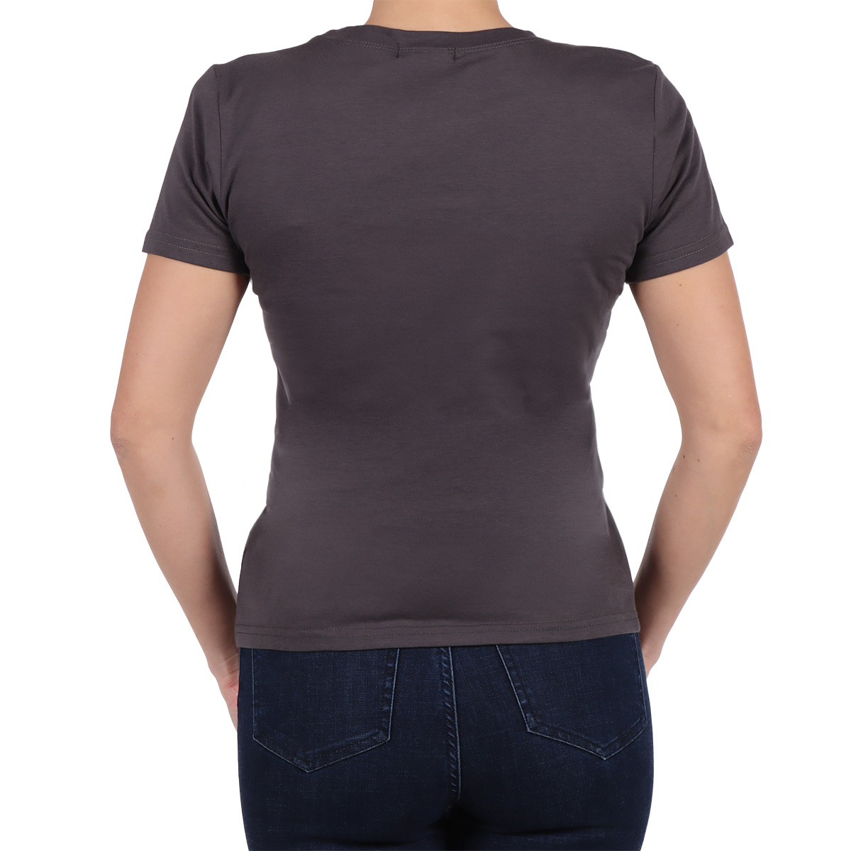 Playera con Estampado Texto y Pedrer&iacute;a STUDIO SI para Mujer image number null