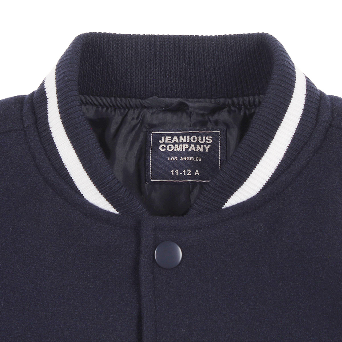 Chamarra Varsity Beisbolera Jeanious para Ni&ntilde;a image number null