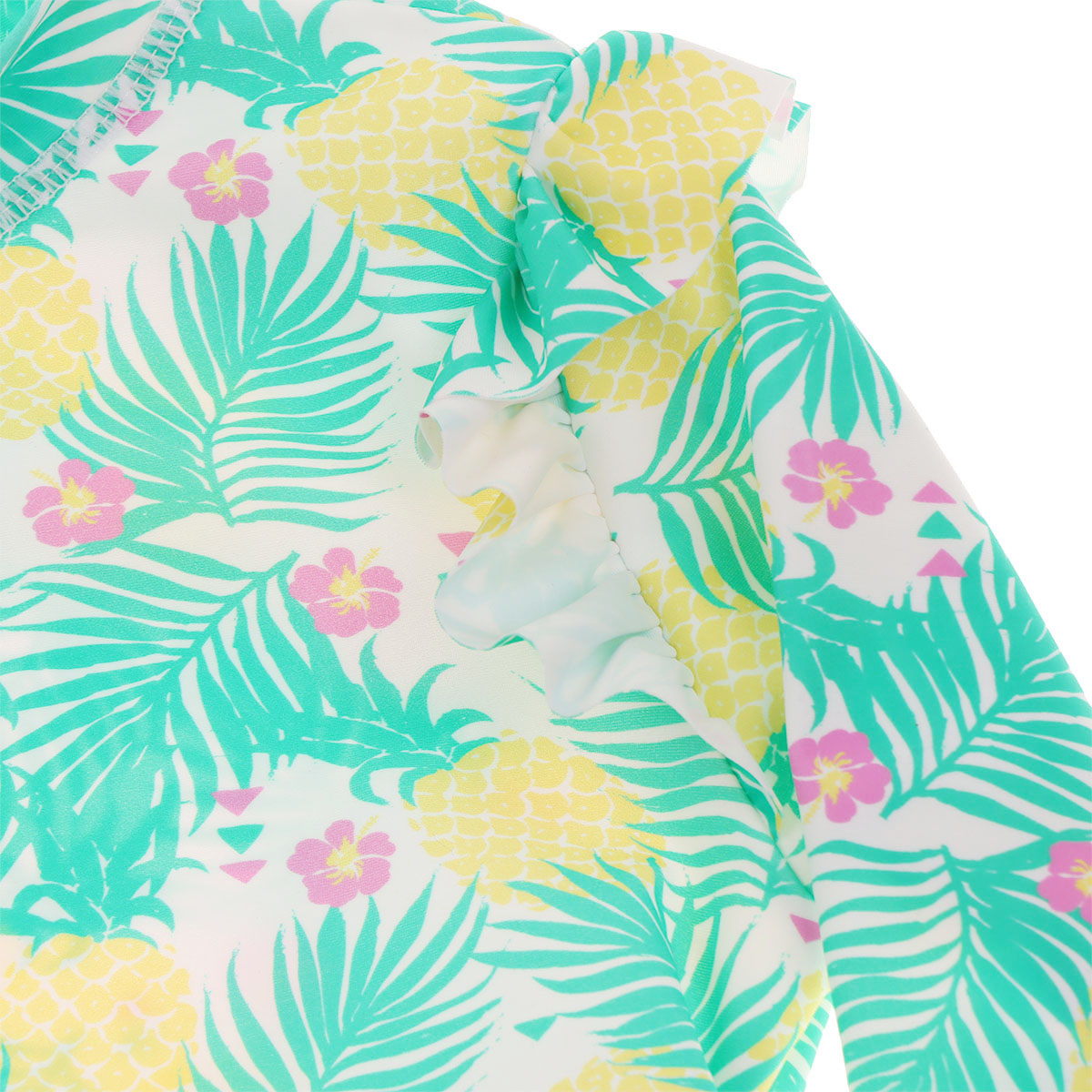 Traje de Ba&ntilde;o Estampado Tropical Manga Larga Jeanious Ni&ntilde;a image number null