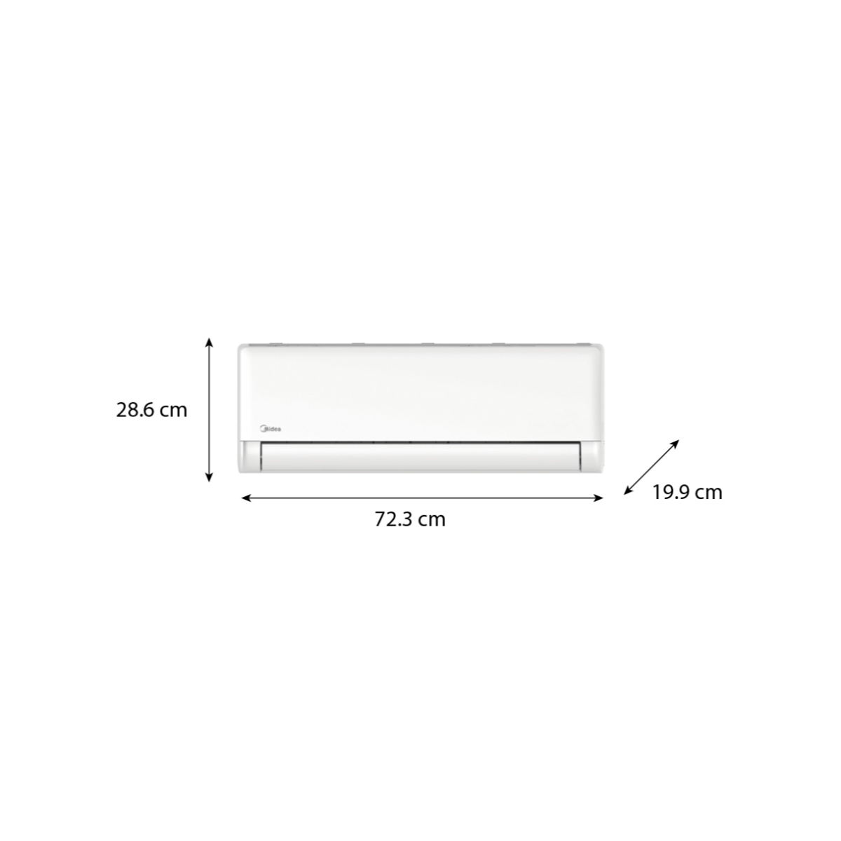 MINISPLIT MIDEA ONOFF 12BTU FC 220V MAS12H2EFR image number null