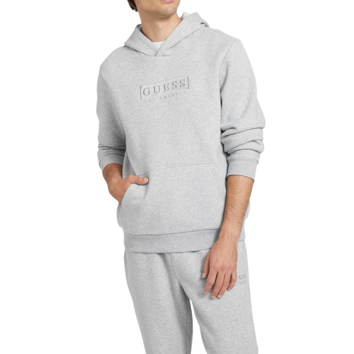 Sudadera con Logo Bordado para Hombre Guess image number null