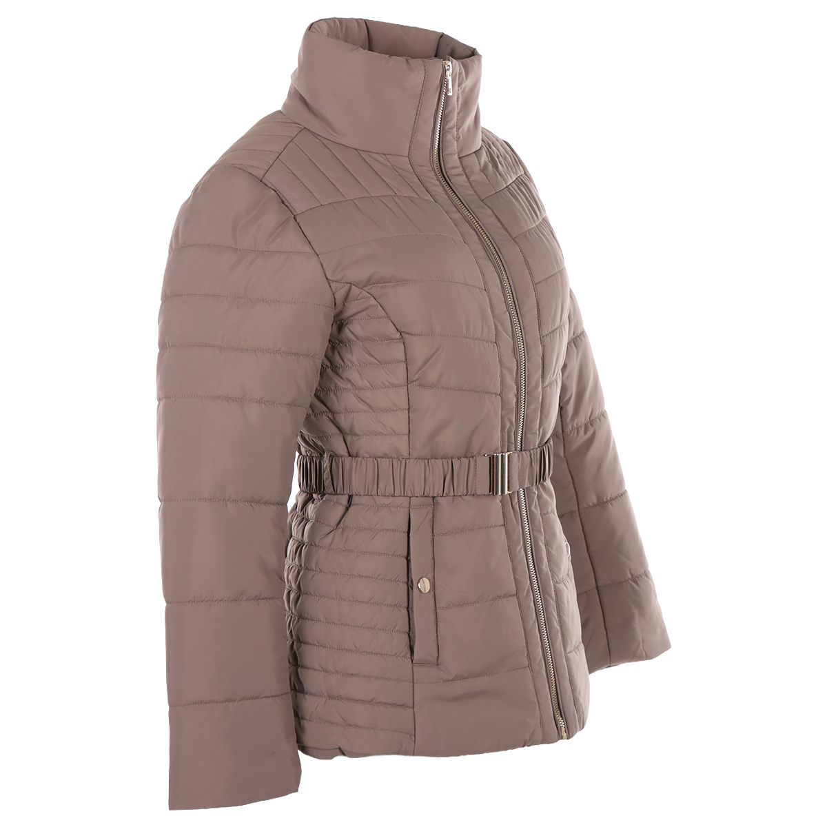 Chamarra Acolchada con Cintur&oacute;n Life Styler para Mujer image number null