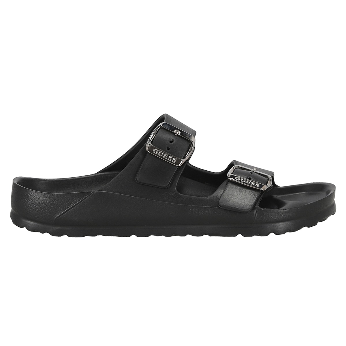 Sandalia Casual Ligera Guess Negro Aplicaci&oacute;n Hebillas para Hombre image number null