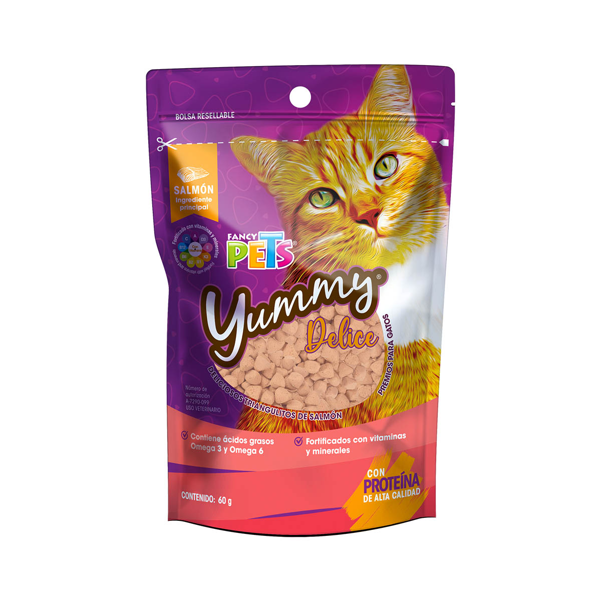 Yummy Delice Premios Para Gato 60 Gr Fancy Pets image number null