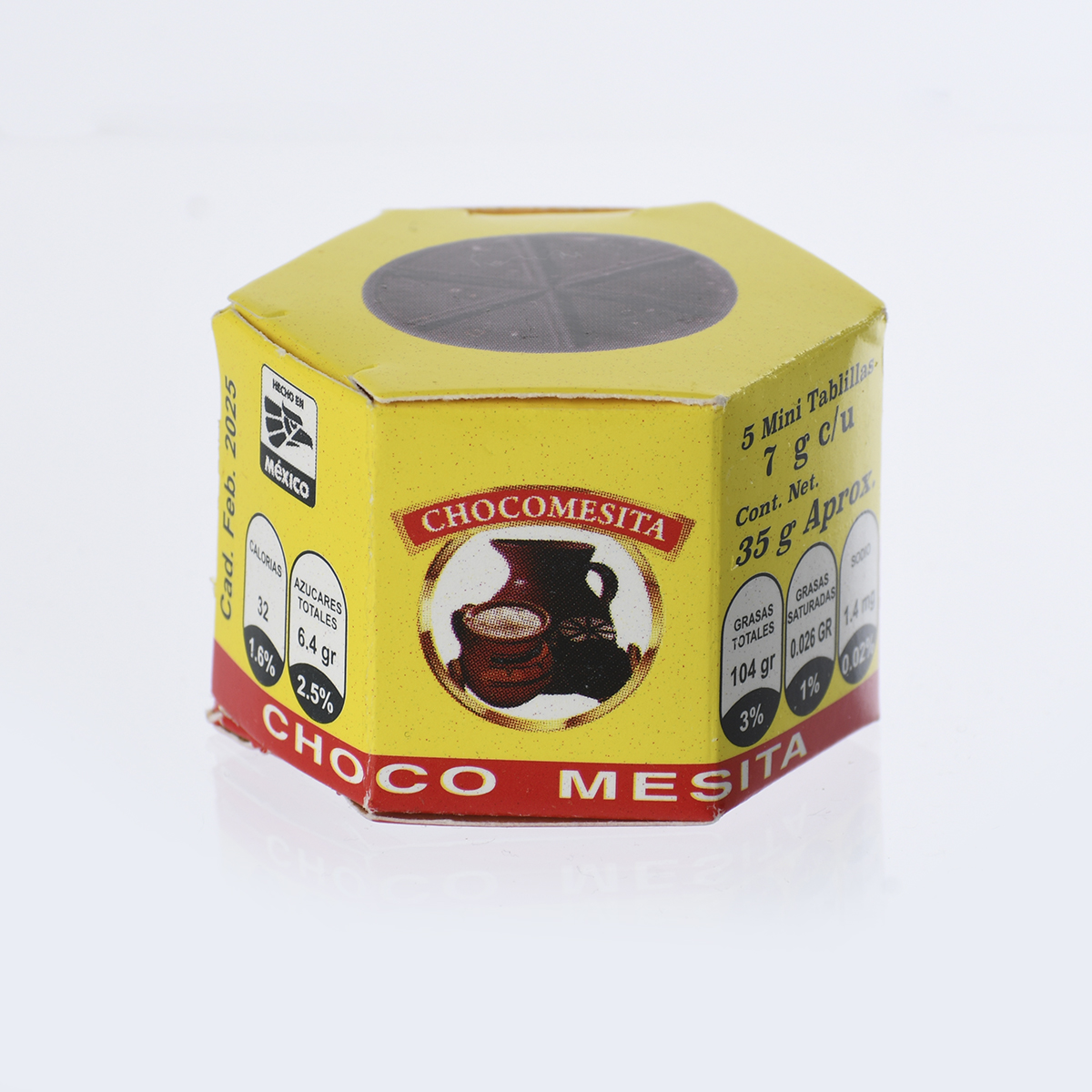 Chocolate en Barra Paquete de 5 Minitablillas 35 g c/u Choco Mesita image number null