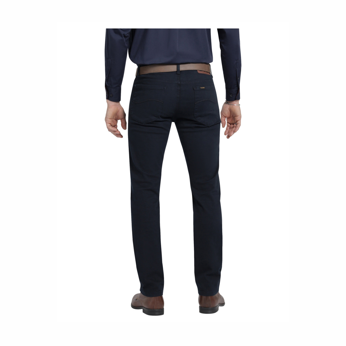 Pantal&oacute;n 5 Pocket Slim Fit Lee Negro para Hombre image number null