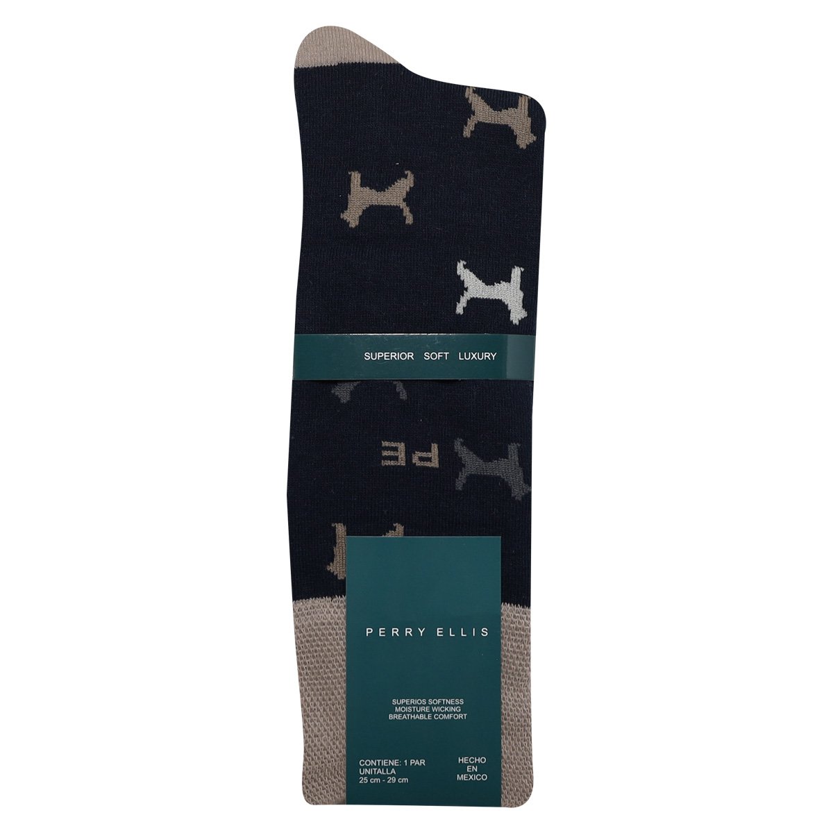 Calcet&iacute;n Dise&ntilde;o Perros Perry Ellis Algod&oacute;n Poliespun para Hombre image number null