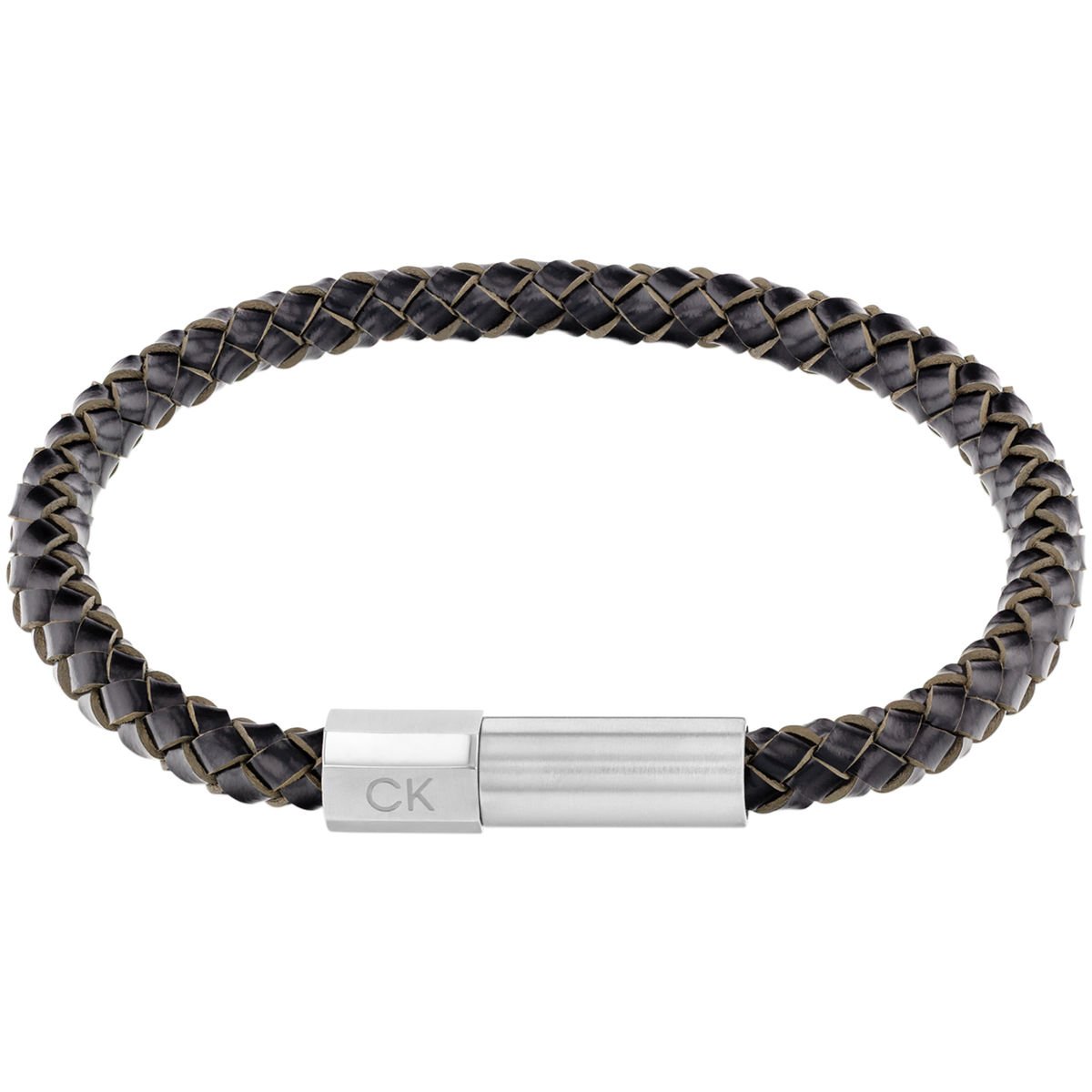Pulsera Negro Y Plateado Calvin Klein Para Hombre image number null