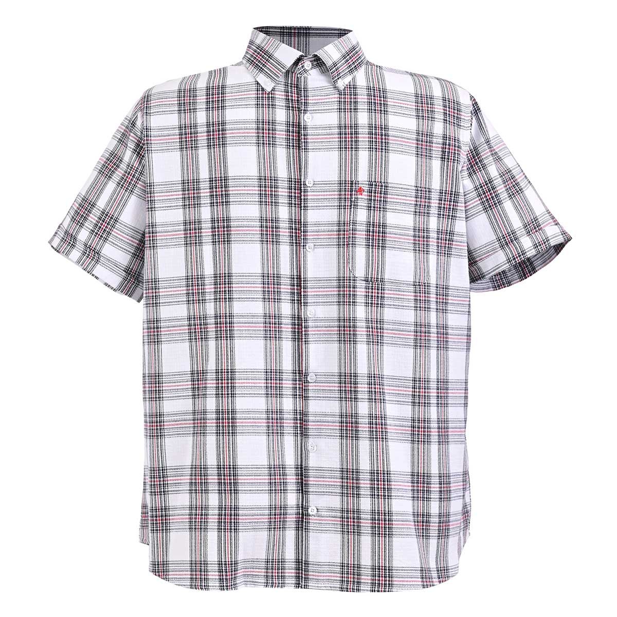 Guayabera a Cuadros Michel Blanc Manga Larga para Hombre Plus image number null