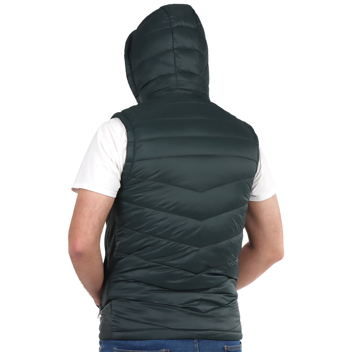 Chaleco Capitonado con Gorro Tim Men para Hombre image number null